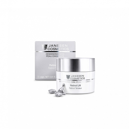 Капсулы с ретинолом для разглаживания морщин, 30 капсул Janssen Cosmetics