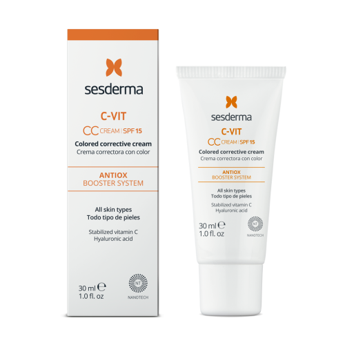 Крем витамином С корректирующий тон кожи SPF 15 Sesderma