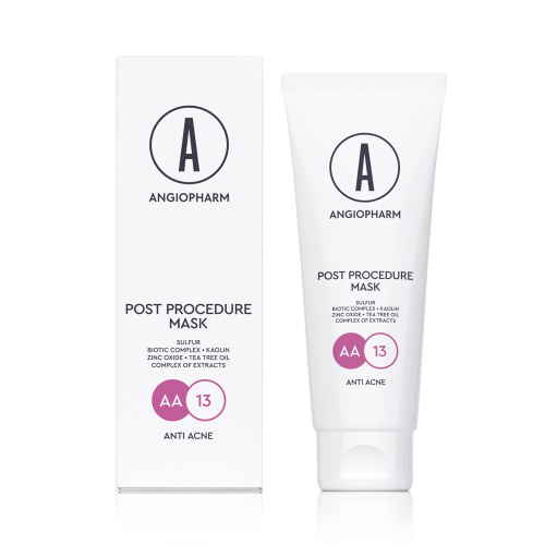 Ангиофарм Маска для лица после чистки, 75 мл Ангиофарм Маска для лица после чистки, 75 мл