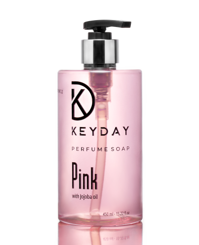 KeyDay Pink жидкое парфюмированное мыло, 450мл