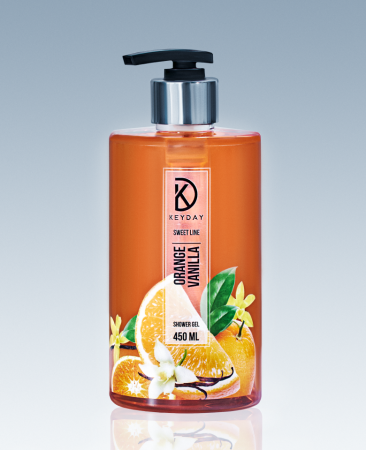 KeyDay Sweet Line Гель для душа Orange Vanilla, 450мл